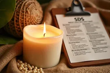 Karta charakterystyki świecy sojowej: cena, obowiązki i proces uzyskiwania