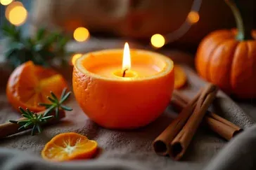 świeczka z pomarańczy: Od DIY do aromaterapii w Twoim domu